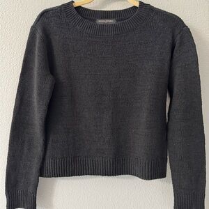 Banana Republic Dark Charcoal Crewneck Sweater